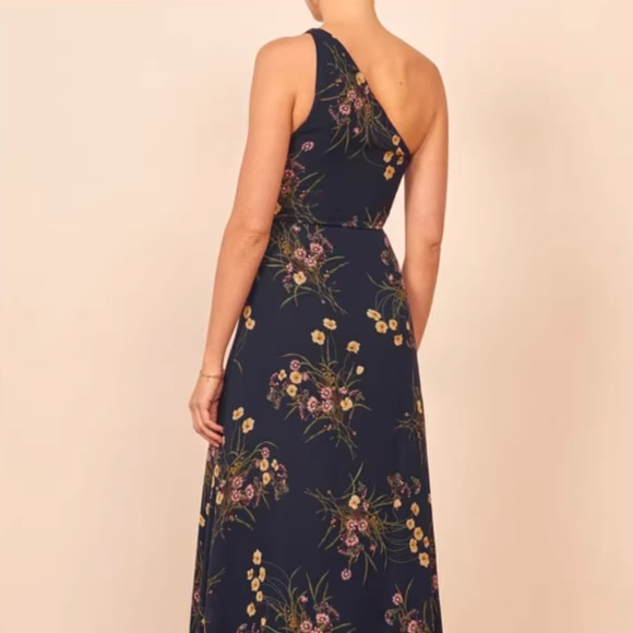 Reformation Floral Maxi Dress - Black and Yellow - Picture 10 of 11